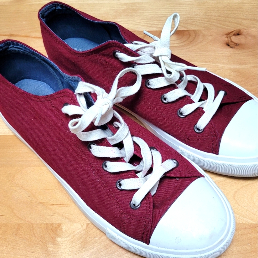 PRIMARK | Maroon Sneakers, Sz 9